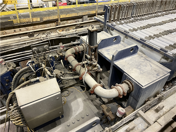 2 Units - Flsmidth Model M2020fbm Flotation Processed Ore Filter Press)